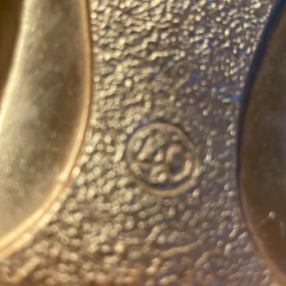 NAOT Womens Wedge Clogs/Mule in bronze color leather sz 40 - Picture 7 of 7